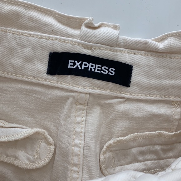 Express High Waist PaperBag Shorts - Picture 4 of 5